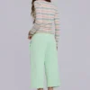 Pantalon de jogging court ample Cleo, couleur menthe