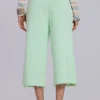 Pantalon de jogging court ample Cleo, couleur menthe