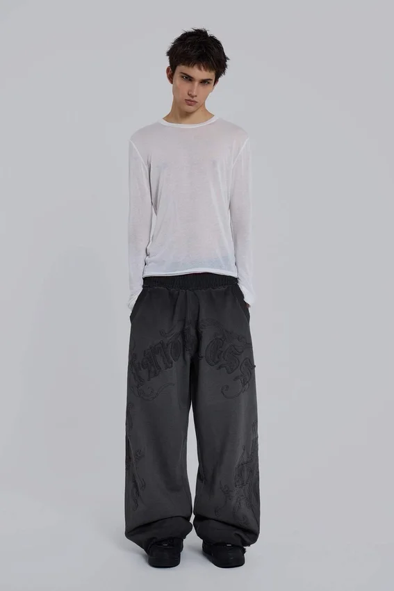 Pantalon de jogging « Faithless » avec application « Monster Joggers »