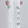 Pantalon de jogging graphique clouté Rock Revival