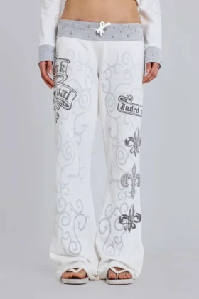 Pantalon de jogging graphique clouté Rock Revival