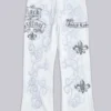 Pantalon de jogging graphique clouté Rock Revival