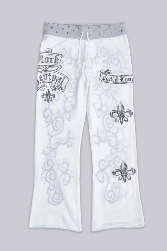 Pantalon de jogging graphique clouté Rock Revival