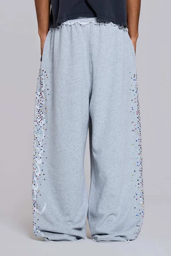 Pantalon de jogging « Hardcore Jewel Monster Joggers » gris chiné