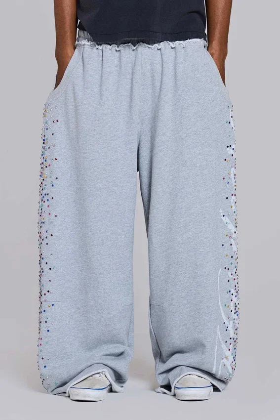 Pantalon de jogging « Hardcore Jewel Monster Joggers » gris chiné