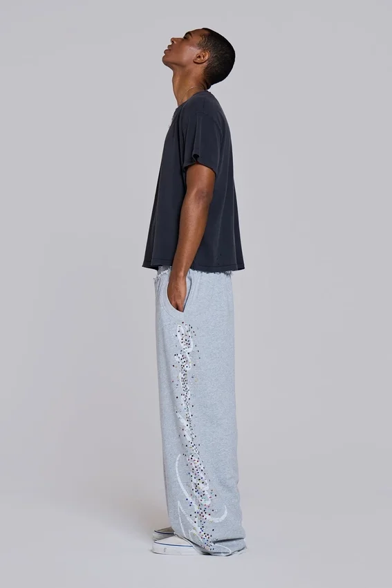 Pantalon de jogging « Hardcore Jewel Monster Joggers » gris chiné