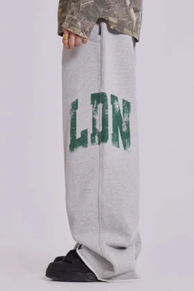 Pantalon de jogging LDN Print Grey Marl Monster Joggers