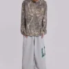 Pantalon de jogging LDN Print Grey Marl Monster Joggers