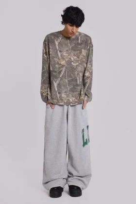 Pantalon de jogging LDN Print Grey Marl Monster Joggers