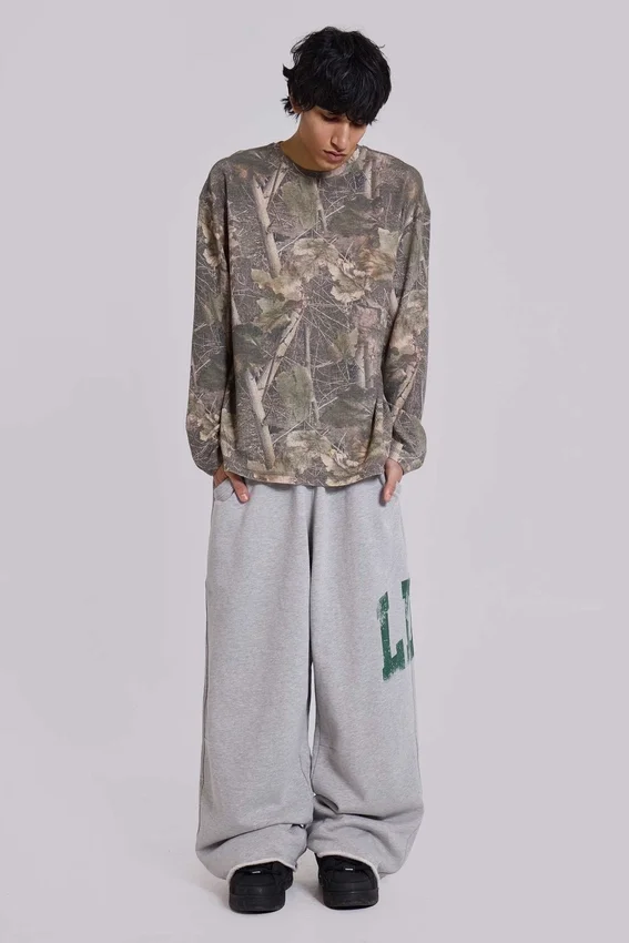 Pantalon de jogging LDN Print Grey Marl Monster Joggers