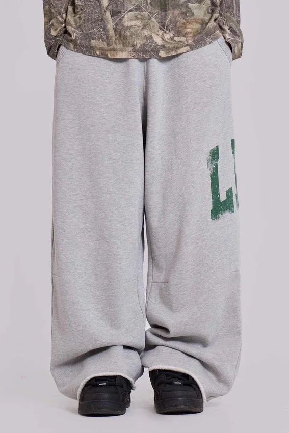 Pantalon de jogging LDN Print Grey Marl Monster Joggers