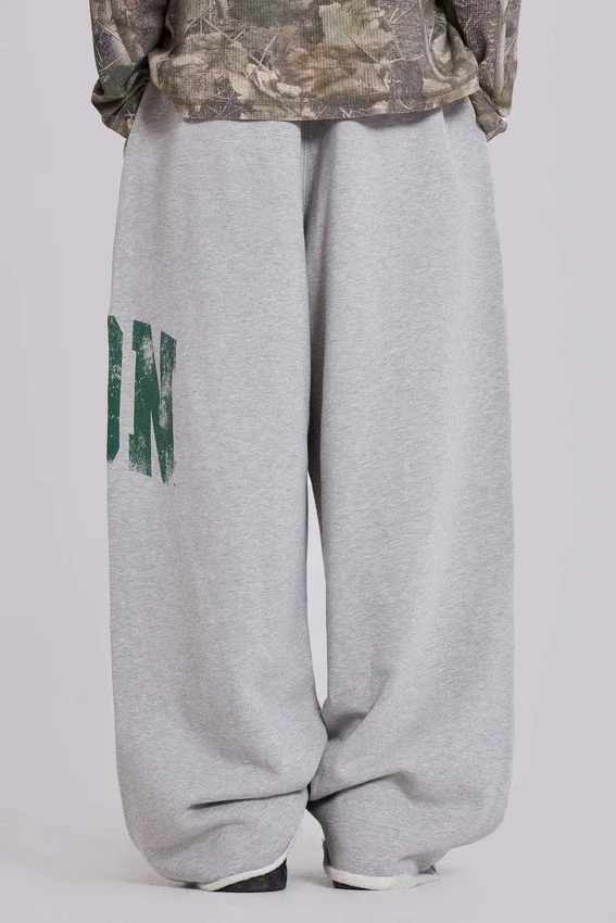 Pantalon de jogging LDN Print Grey Marl Monster Joggers