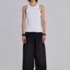 Pantalon de jogging Monster baggy noir à revers
