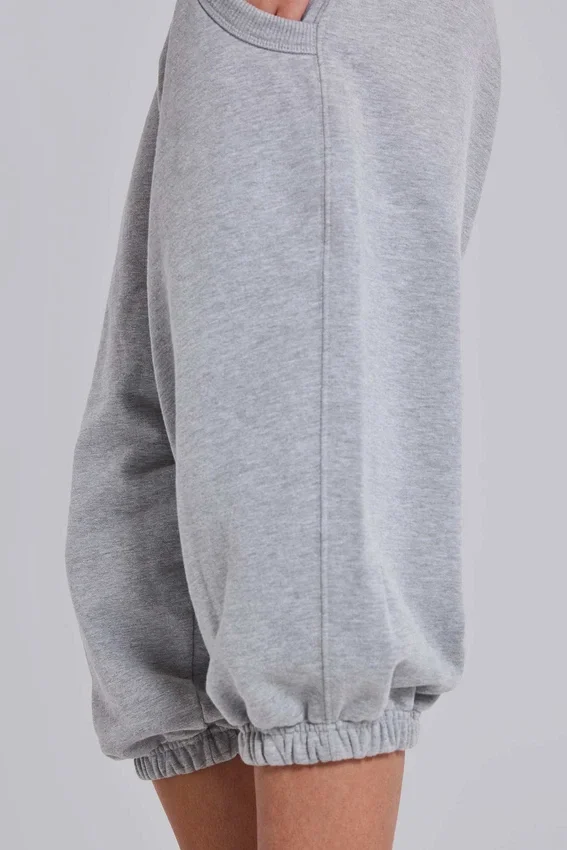 Pantalon de jogging Monster court gris chiné