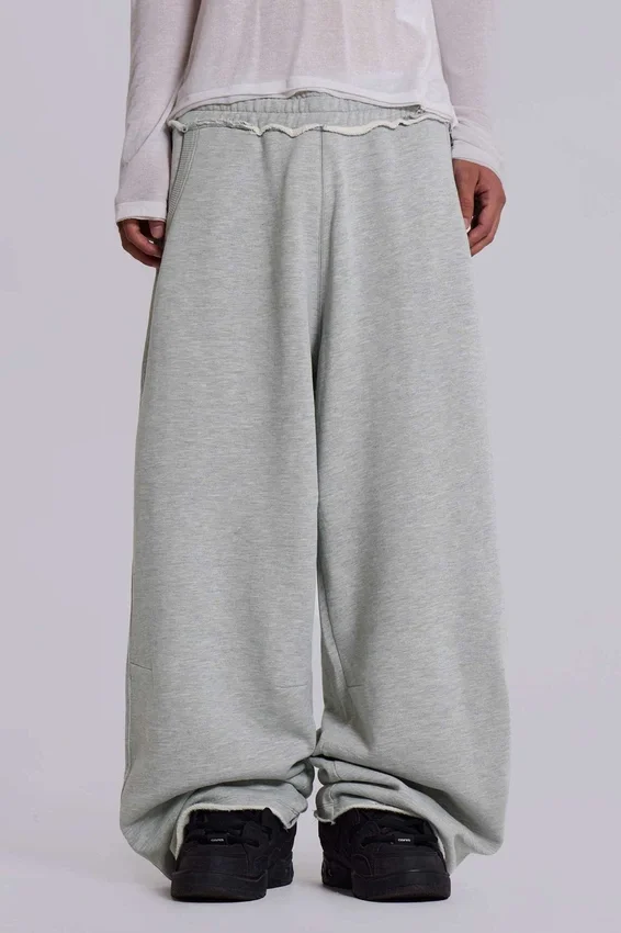 Pantalon de jogging Monster Joggers ample gris chiné