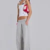 Pantalon de jogging Monster Joggers ample gris chiné