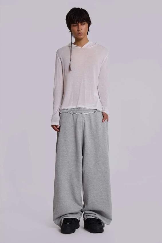 Pantalon de jogging Monster Joggers ample gris chiné