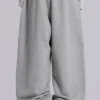 Pantalon de jogging Monster Joggers ample gris chiné
