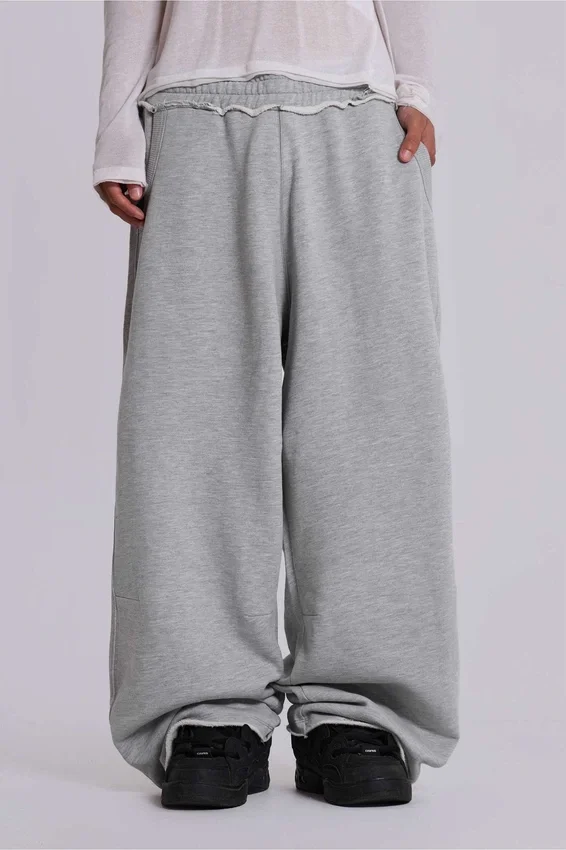 Pantalon de jogging Monster Joggers ample gris chiné