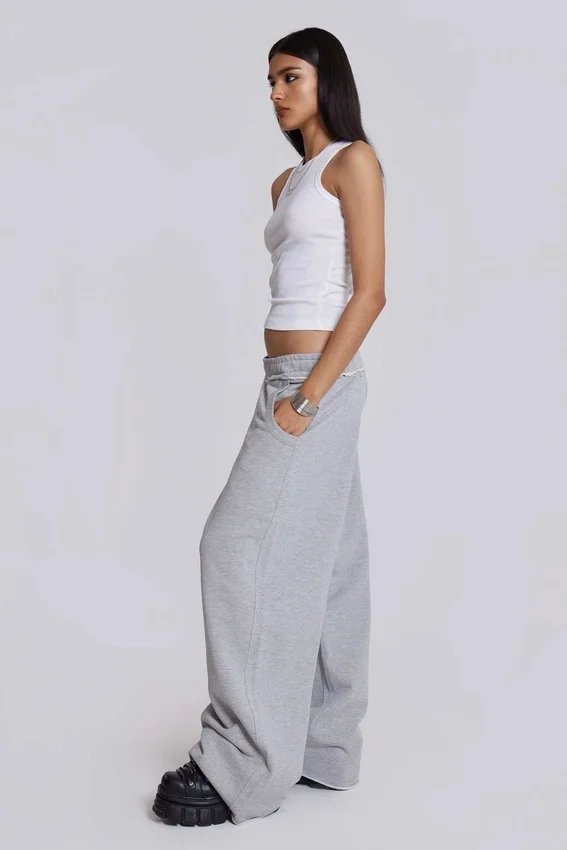 Pantalon de jogging Monster Joggers ample gris chiné
