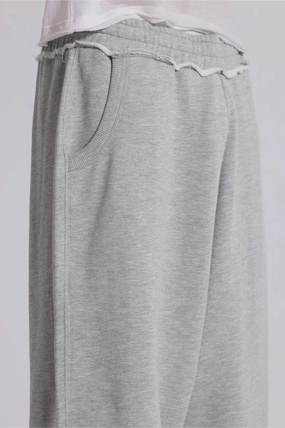 Pantalon de jogging Monster Joggers ample gris chiné