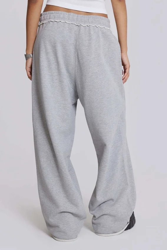 Pantalon de jogging Monster Joggers ample gris chiné