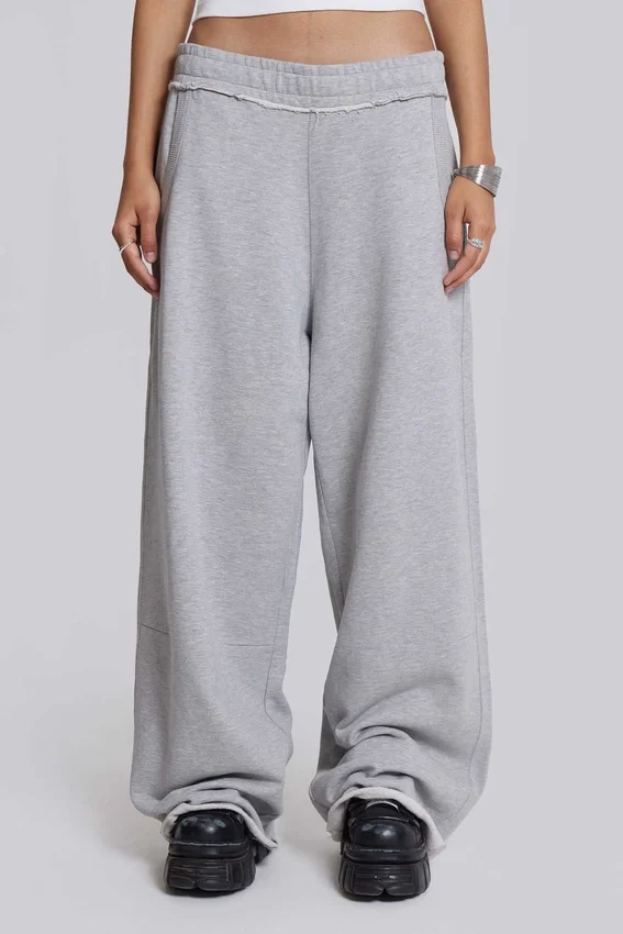 Pantalon de jogging Monster Joggers ample gris chiné