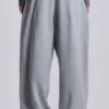 Pantalon de jogging Monster Joggers ample à revers, gris chiné