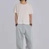 Pantalon de jogging Monster Joggers ample à revers, gris chiné