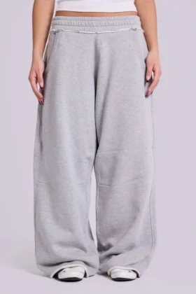 Pantalon de jogging « Monster Joggers » gris chiné pour petite taille