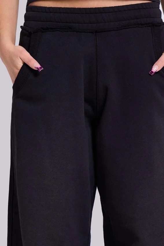 Pantalon de jogging « Monster Joggers » noir ample pour petite taille