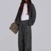 Pantalon de jogging Monster léopard anthracite