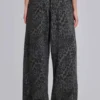 Pantalon de jogging Monster léopard anthracite