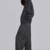 Pantalon de jogging Monster léopard anthracite