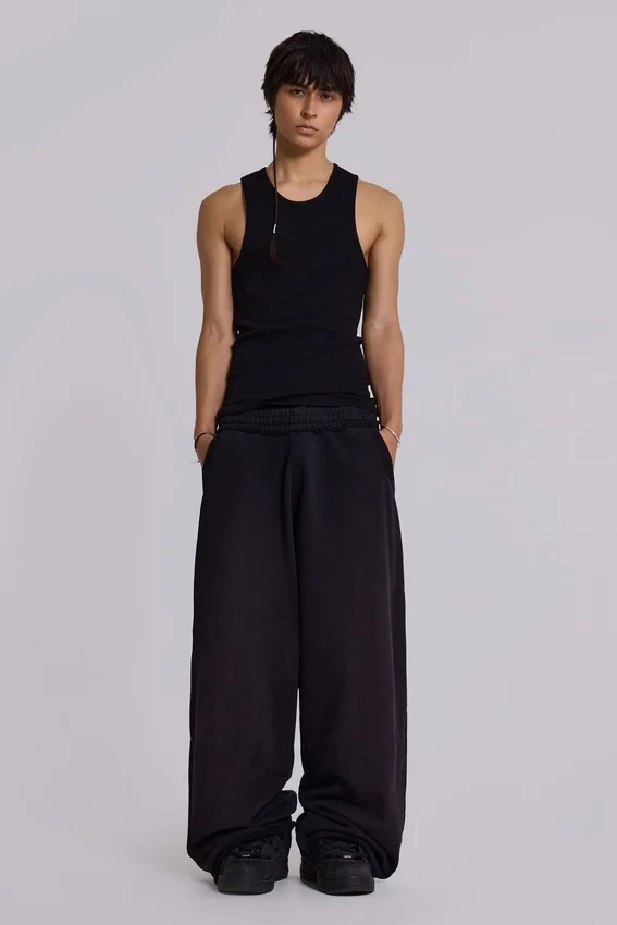 Pantalon de jogging Monster noir ample