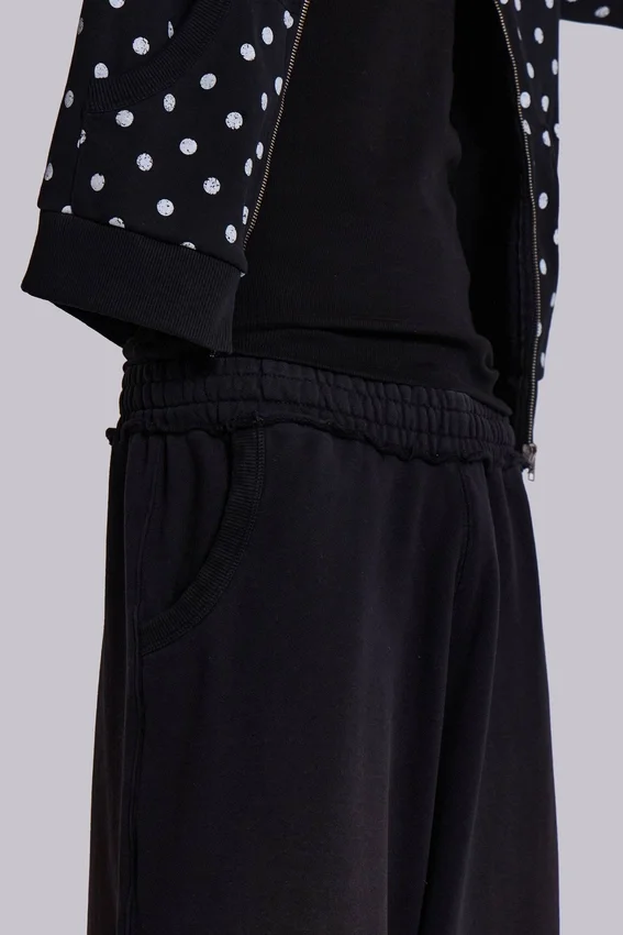 Pantalon de jogging Monster noir ample