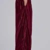 Pantalon de jogging Vapor métallisé bordeaux
