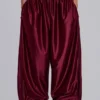 Pantalon de jogging Vapor métallisé bordeaux