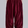 Pantalon de jogging Vapor métallisé bordeaux