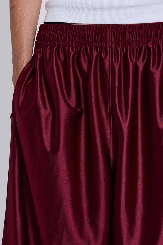 Pantalon de jogging Vapor métallisé bordeaux
