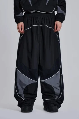Pantalon de jogging Vapor noir à empiècements
