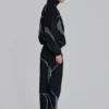 Pantalon de jogging Vapor noir à empiècements