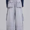 Pantalons cargo gris délavé « Decoy »