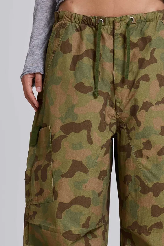 Parachute Pants camouflage canard