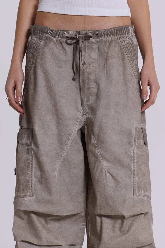 Parachute Pants délavés « Stone Oil »