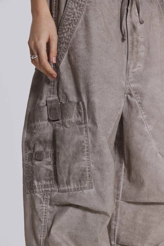 Parachute Pants délavés « Stone Oil »