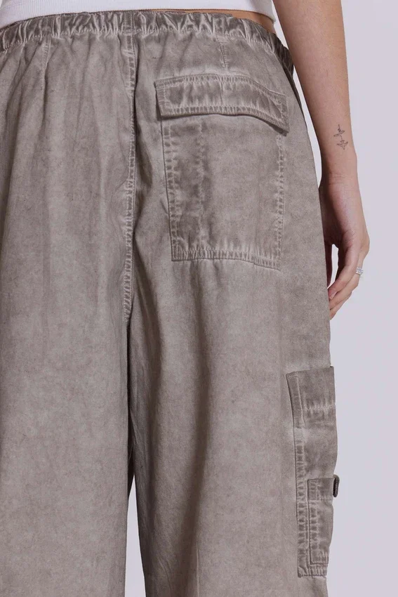 Parachute Pants délavés « Stone Oil »