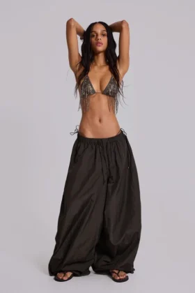 Parachute Pants en nylon Nexis, couleur kaki