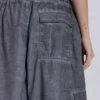 Parachute Pants noir délavé à l'huile