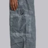 Parachute Pants noir délavé à l'huile